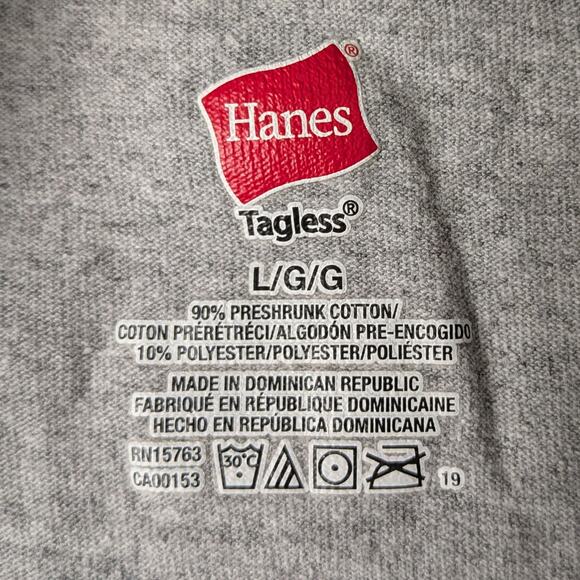 Hanes Big Dogs Gray Graphic Tee | Unisex L - Picture 3 of 5